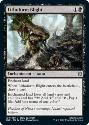 Lithoform Blight - Zendikar Rising - English - NM - MTG