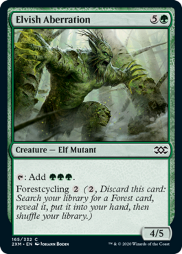 Elvish Aberration - Double Masters - English - NM - MTG