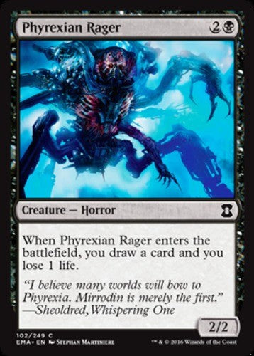 Phyrexian Rager - Eternal Masters - English - NM - MTG