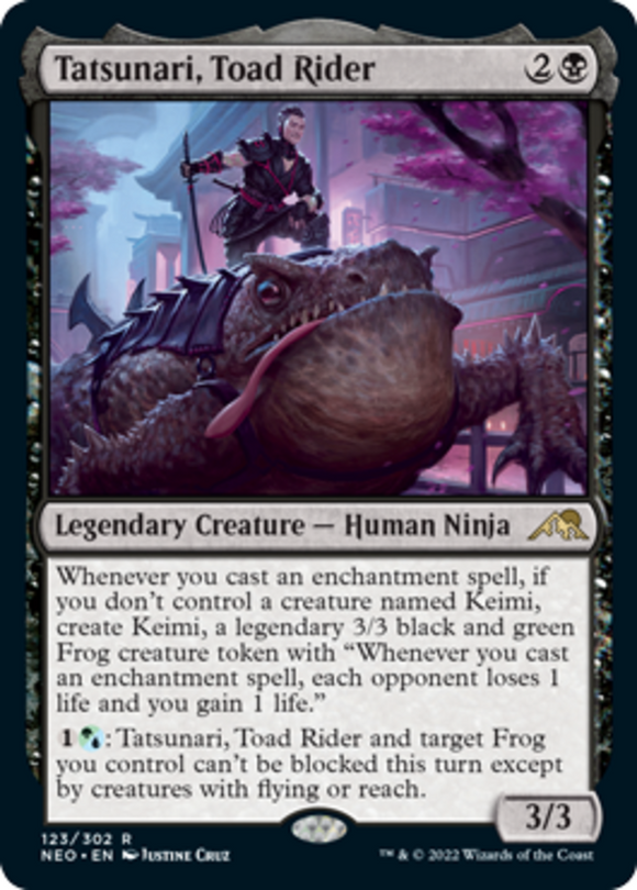 Tatsunari, Toad Rider - Kamigawa: Neon Dynasty - English - NM - MTG