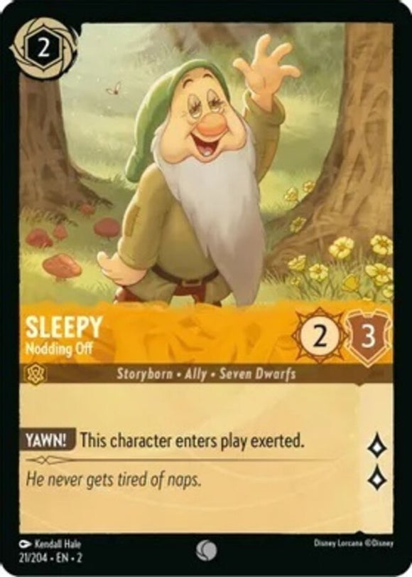 Sleepy - Nodding Off - 21/204 - Common - Rise of the Floodborn NM