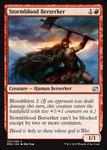 Stormblood Berserker - Modern Masters 2015 - English - NM - MTG
