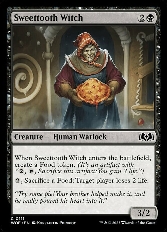Sweettooth Witch - Wilds of Eldraine - English - NM - MTG