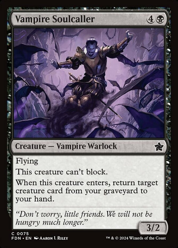 Vampire Soulcaller - Foundations - English - NM - MTG