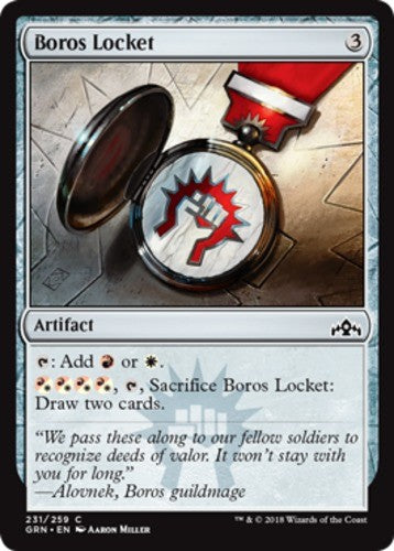 Boros Locket - Guilds of Ravnica - English - NM - MTG