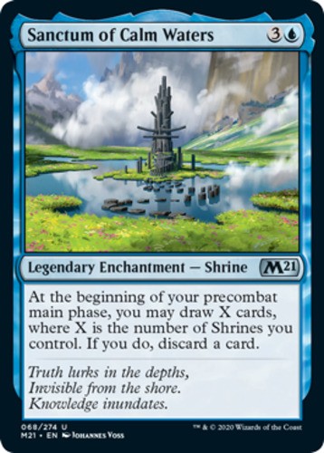 Sanctum of Calm Waters - Core Set 2021 (M21) - English - NM - MTG
