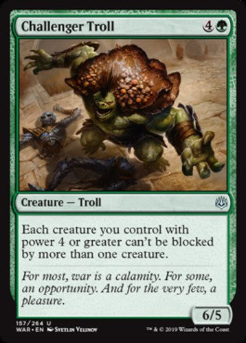 Challenger Troll - War Of The Spark - English - NM - MTG