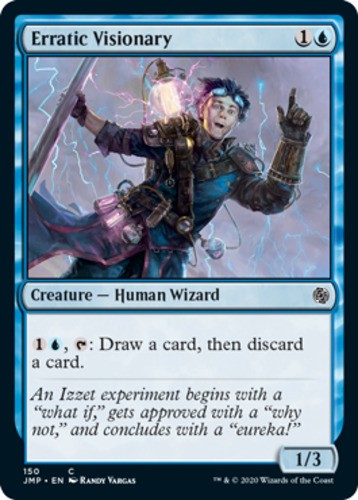 Erratic Visionary - Jumpstart - English - NM - MTG