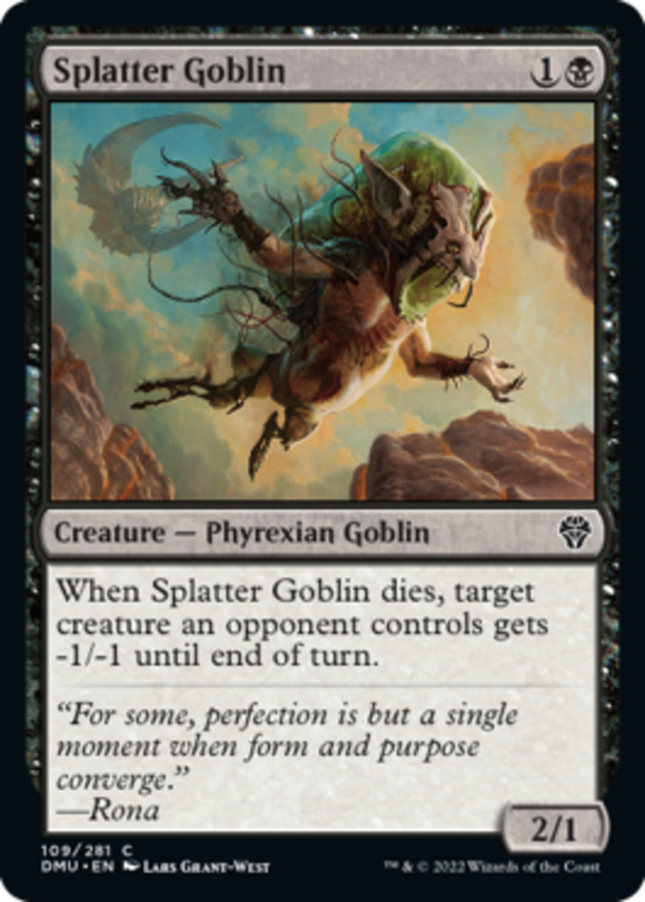 Splatter Goblin - Dominaria United - English - NM - MTG
