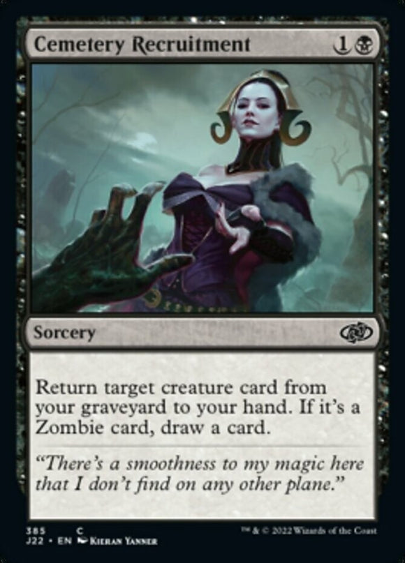 Cemetery Recruitment - Jumpstart 2022 - English - NM - MTG