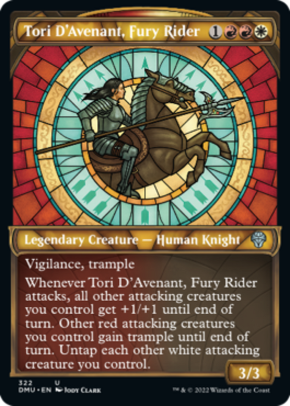 Tori D'Avenant, Fury Rider - Showcase - Dominaria United - English - NM - MTG