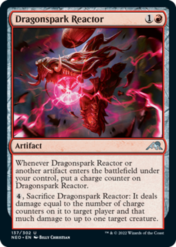 Dragonspark Reactor - Kamigawa: Neon Dynasty - English - NM - MTG