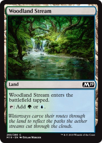 Woodland Stream - Core Set 2019 (M19) - English - NM - MTG