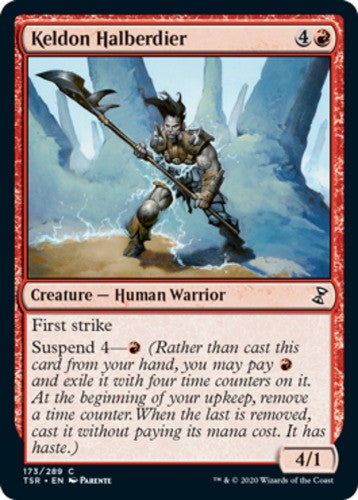 Keldon Halberdier - Time Spiral Remastered - English - NM - MTG
