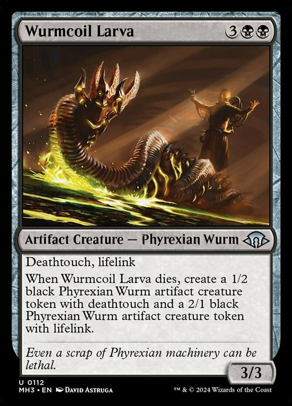 Wurmcoil Larva - Modern Horizons 3 - English - NM - MTG