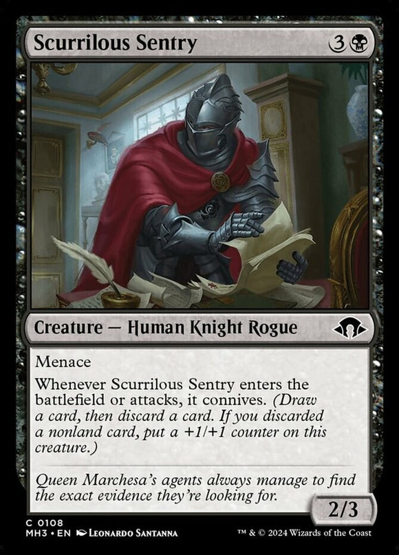 Scurrilous Sentry - Modern Horizons 3 - English - NM - MTG