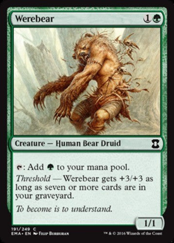 Werebear - Eternal Masters - English - NM - MTG