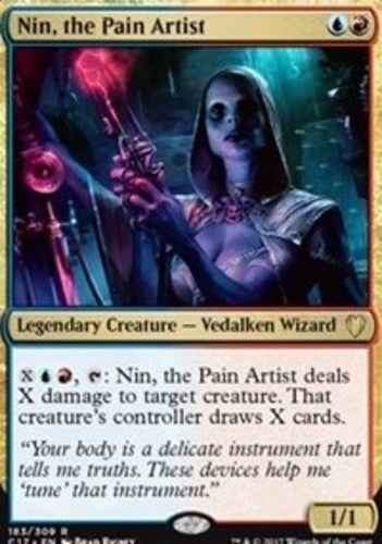 Nin, the Pain Artist - Commander 2017 - English - NM - MTG