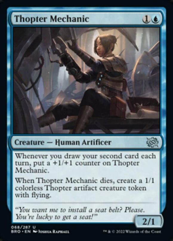 Thopter Mechanic - The Brothers' War - English - NM - MTG