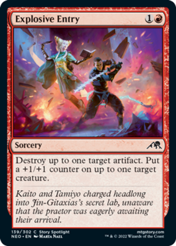 Explosive Entry - Kamigawa: Neon Dynasty - English - NM - MTG