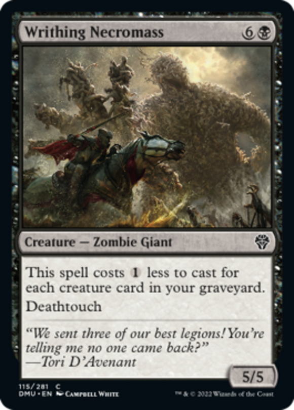 Writhing Necromass - Dominaria United - English - NM - MTG