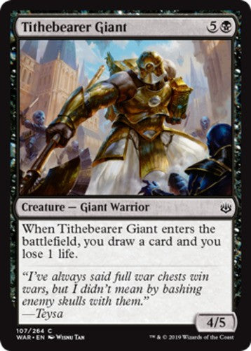 Tithebearer Giant - War Of The Spark - English - NM - MTG