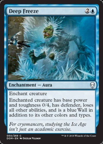 Deep Freeze - Dominaria - English - NM - MTG