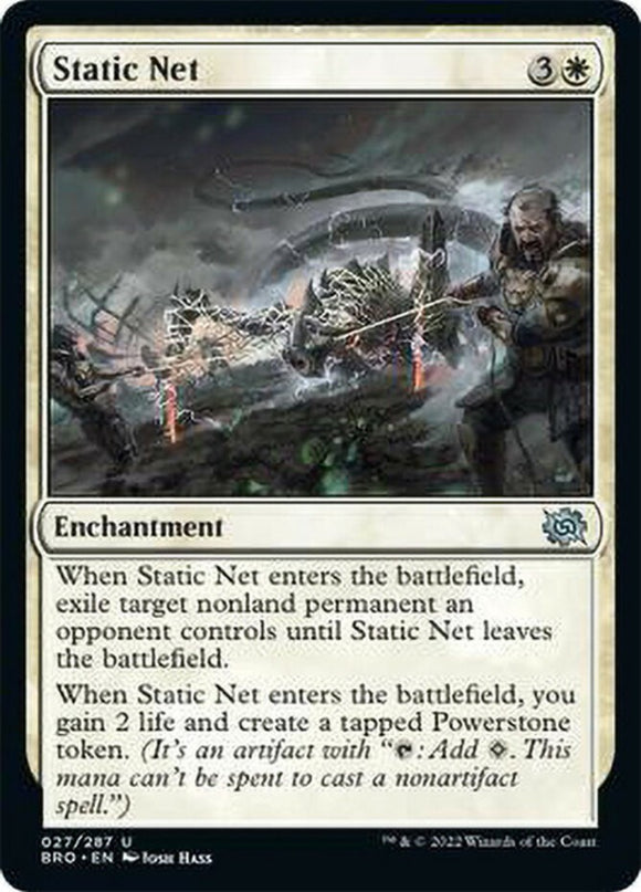 Static Net - The Brothers' War - English - NM - MTG