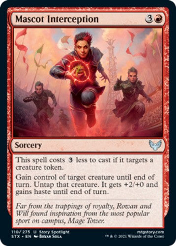 Mascot Interception - Strixhaven: School of Mages - English - NM - MTG