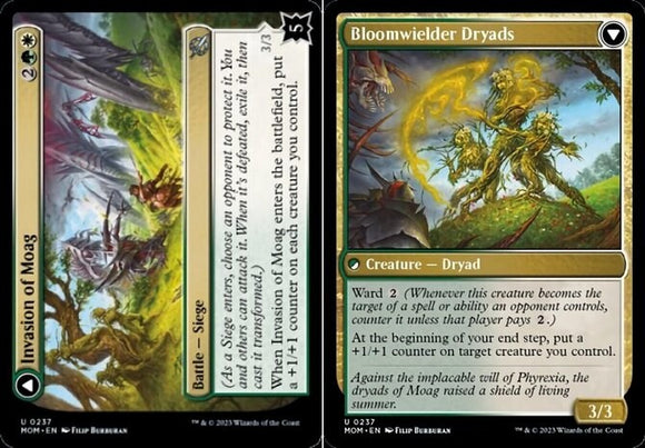 Invasion of Moag // Bloomweaver Dryads - March of the Machines - English - NM -