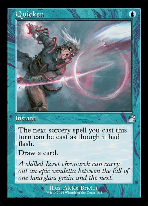 Quicken - Retro Frame - Ravnica Remastered - English - NM - MTG