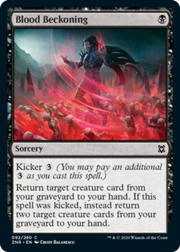 Blood Beckoning - Zendikar Rising - English - NM - MTG