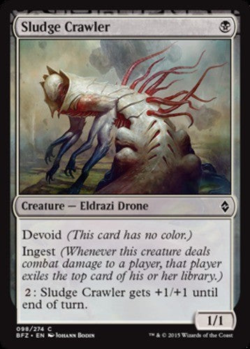 Sludge Crawler - Battle for Zendikar - English - NM - MTG