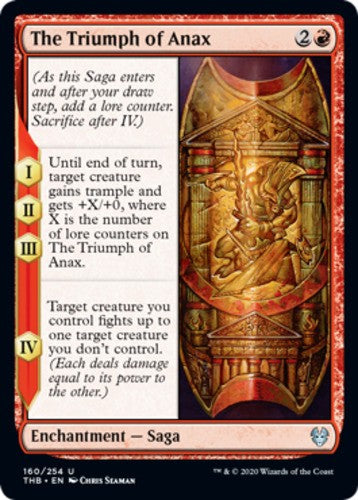 The Triumph of Anax - Theros Beyond Death - English - NM - MTG