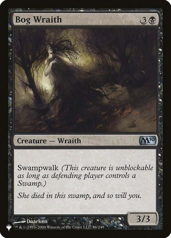 Bog Wraith - The List - The List - English - NM - MTG