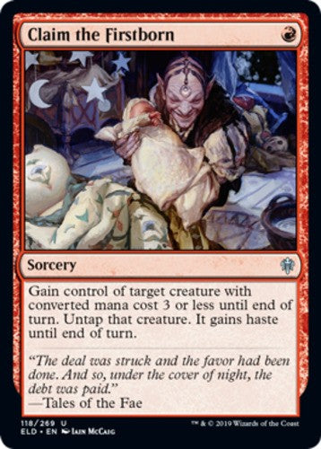 Claim the Firstborn - Throne of Eldraine - English - NM - MTG