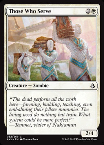 Those Who Serve - Amonkhet - English - NM - MTG