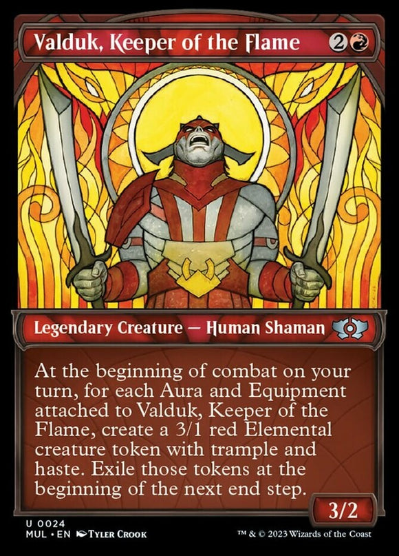 Valduk, Keeper of the Flame - March of the Machines: Multiverse Legends - Englis