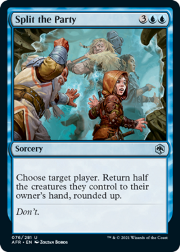 Split the Party - Forgotten Realms - English - NM - MTG