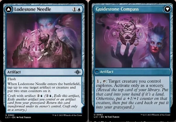 Lodestone Needle // Guidestone Compass - Lost Caverns of Ixalan - English - NM -