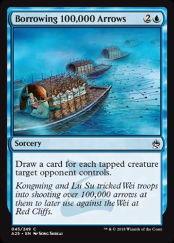 Borrowing 100,000 Arrows - Masters 25 - English - NM - MTG