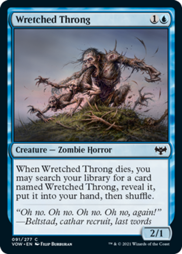 Wretched Throng - Innistrad: Crimson Vow - English - NM - MTG