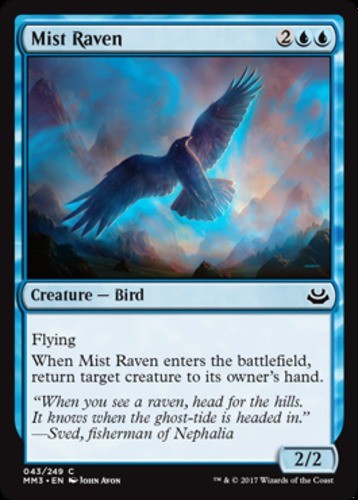 Mist Raven - Modern Masters 2017 - English - NM - MTG