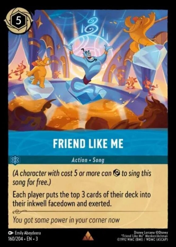 Friend Like Me - 160/204 - Rare - Into the Inklands NM