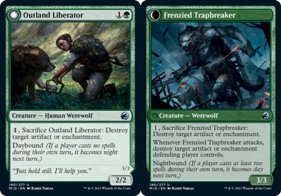Outland Liberator // Frenzied Trapbreaker - Innistrad: Midnight Hunt - English -