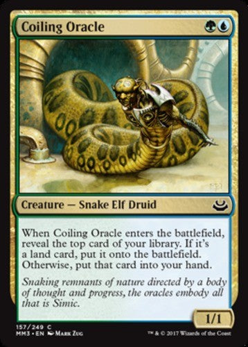 Coiling Oracle - Modern Masters 2017 - English - NM - MTG