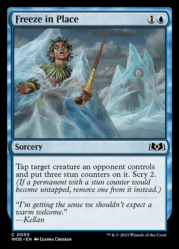 Freeze in Place - Wilds of Eldraine - English - NM - MTG