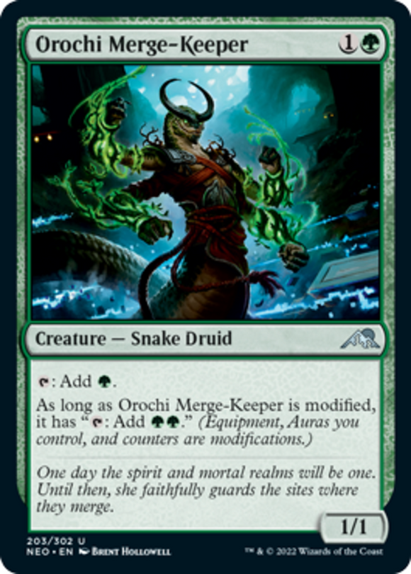 Orochi Merge-Keeper - Kamigawa: Neon Dynasty - English - NM - MTG