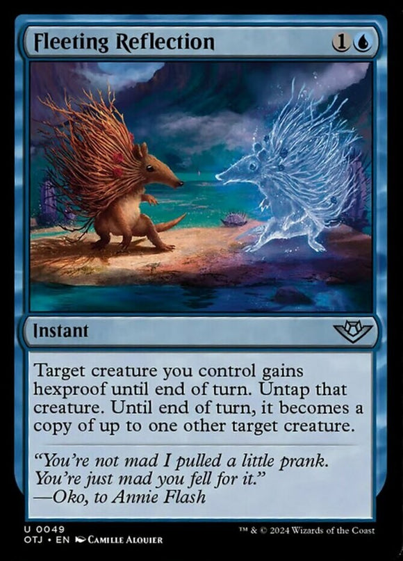 Fleeting Reflection - Outlaws of Thunder Junction - English - NM - MTG