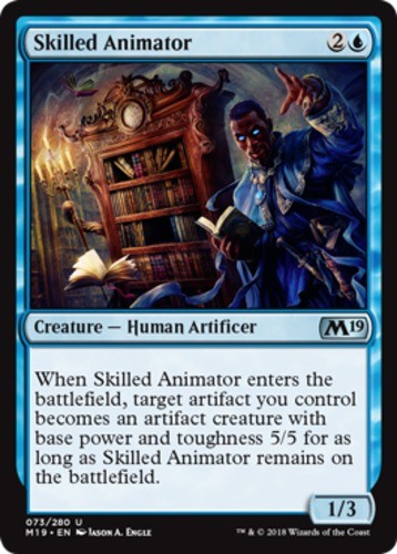 Skilled Animator - Core Set 2019 (M19) - English - NM - MTG